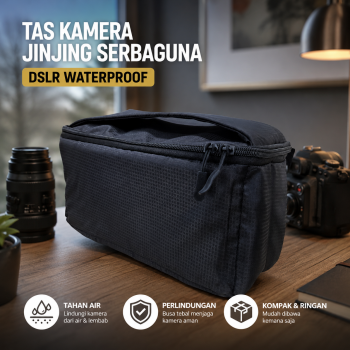 CBAG Tas Kamera Jinjing Serbaguna DSLR Waterproof with Rain Cover - CB211