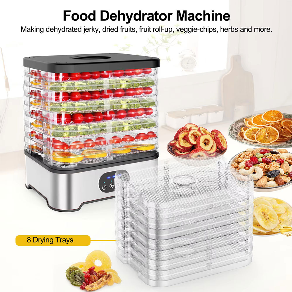 ZELP Mesin Pengering Makanan Food Dehydrator Touch Panel 8 Layer 400W - RZ-166 Gambar produk ZELP Mesin Pengering Makanan Food Dehydrator Touch Panel 8 Layer 400W - RZ-166 - 5