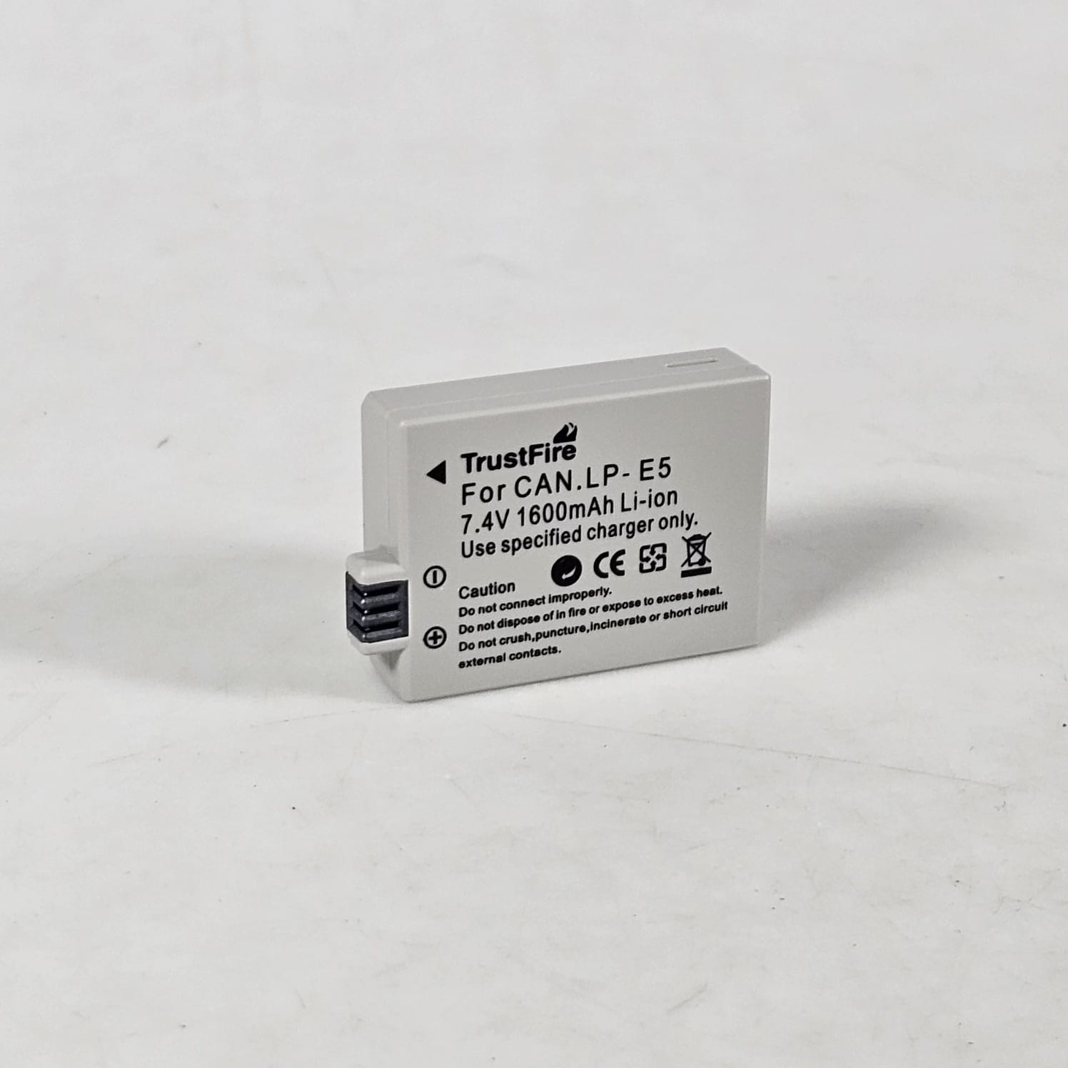 Gambar produk TrustFire Baterai Kamera Canon EOS 1000D/450D/500D/Kiss/Rebel 1600mAh - LP-E5 - 1