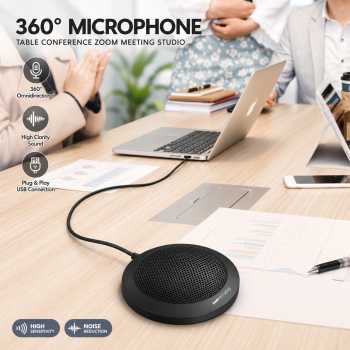 Gambar produk TaffSTUDIO 360 Degree Microphone Table Conference Zoom Meeting Studio - iTalk-02