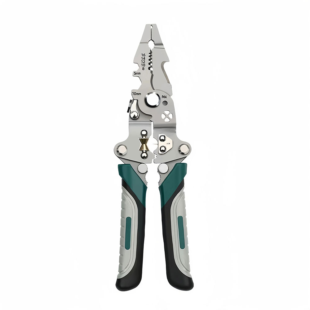 Pi Tang Lipat 18in1 Multifungsi Kupas Kabel Wire Stripper Cutter - TK0800 Gambar produk Pi Tang Lipat 18in1 Multifungsi Kupas Kabel Wire Stripper Cutter - TK0800 - Kemasan