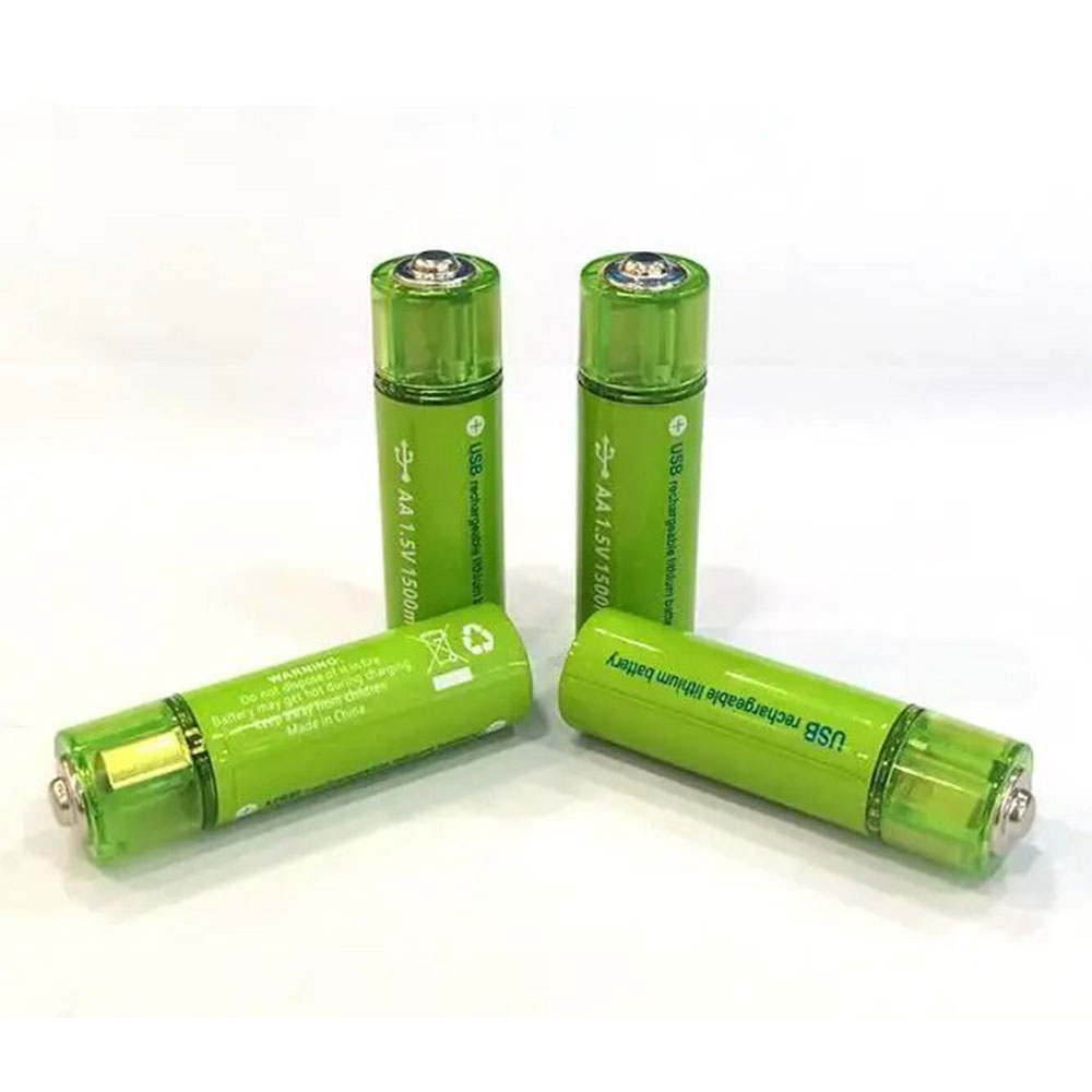 PIN Baterai Isi Ulang AA Rechargeable USB 1500MwH 1.5V 4 PCS - MB240 Gambar produk PIN Baterai Isi Ulang AA Rechargeable USB 1500MwH 1.5V 4 PCS - MB240 - 4
