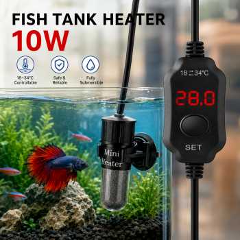 Kisame Aquarium Heater Pemanas Mini Akuarium Adjustable Heating Rod - SC-07A010