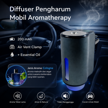 NEBULA Parfum Mobil Otomatis Smart Sensor 200 mAh Car Freshener 10ml - M80