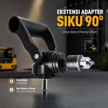 HOMYL Ekstensi Adapter Siku Bor Listrik 90 Degree Angle Bend Extension - HM-90