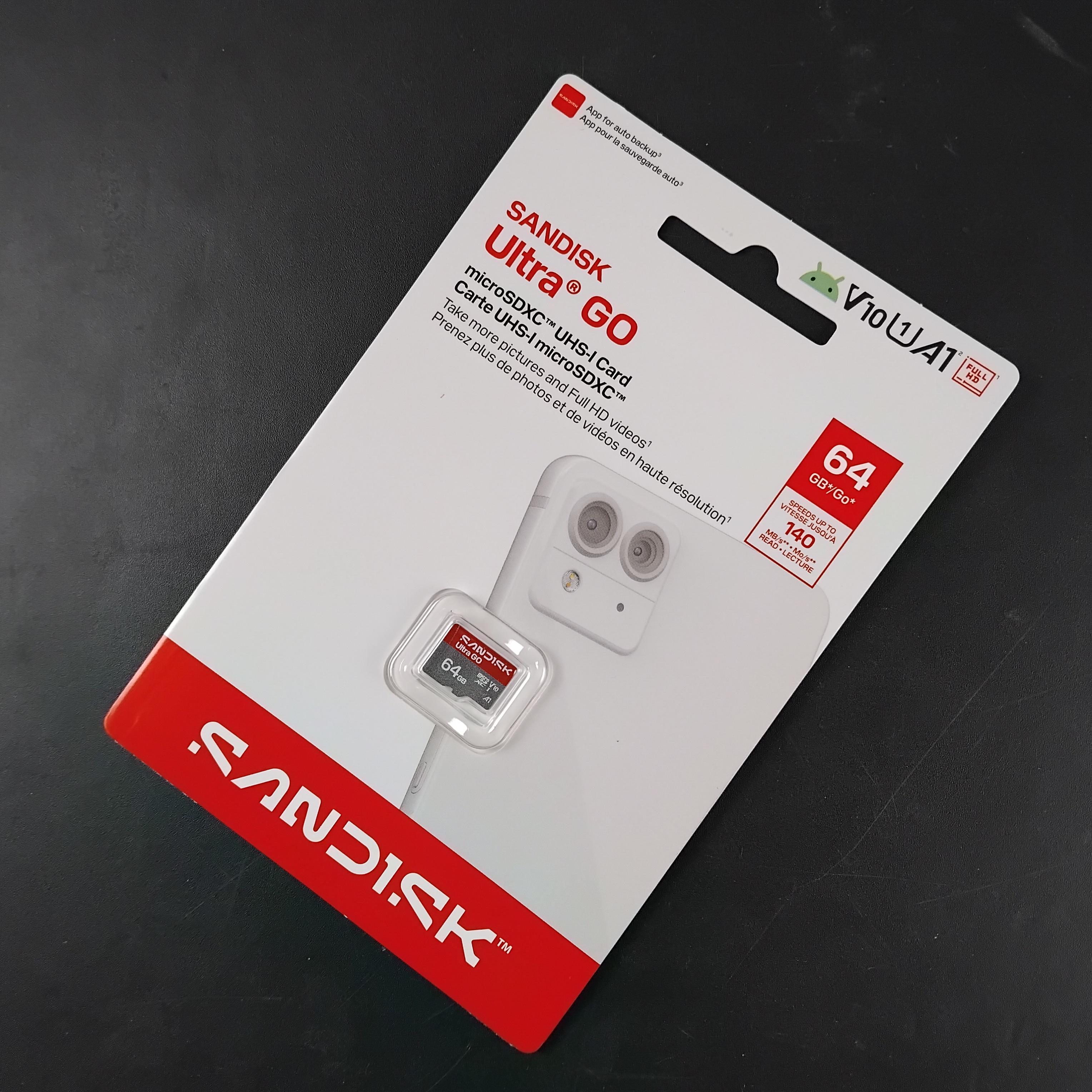 SanDisk Ultra Go microSDHC/XC UHS-I Card Class 10 64GB - SDSQUGN Gambar produk SanDisk Ultra Go microSDHC/XC UHS-I Card Class 10 64GB - SDSQUGN - 1