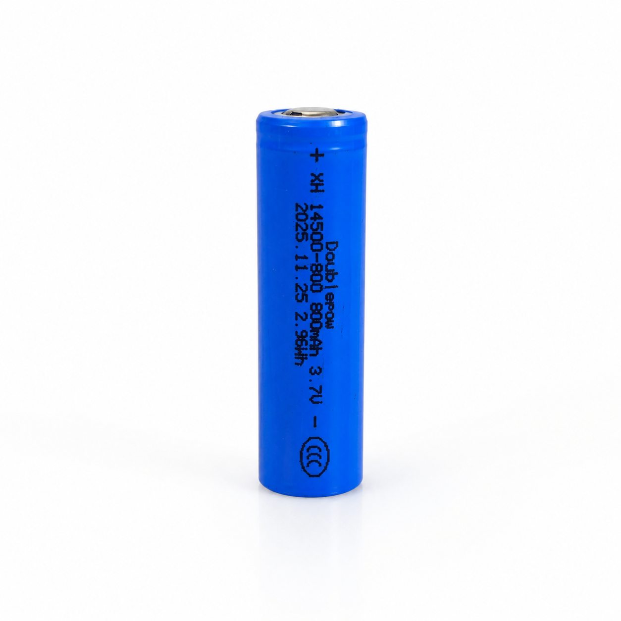 Gambar produk Doublepow Baterai Isi Ulang 14500 Li-Ion Flat Top 800mAh 3.7V 1 PCS - 4