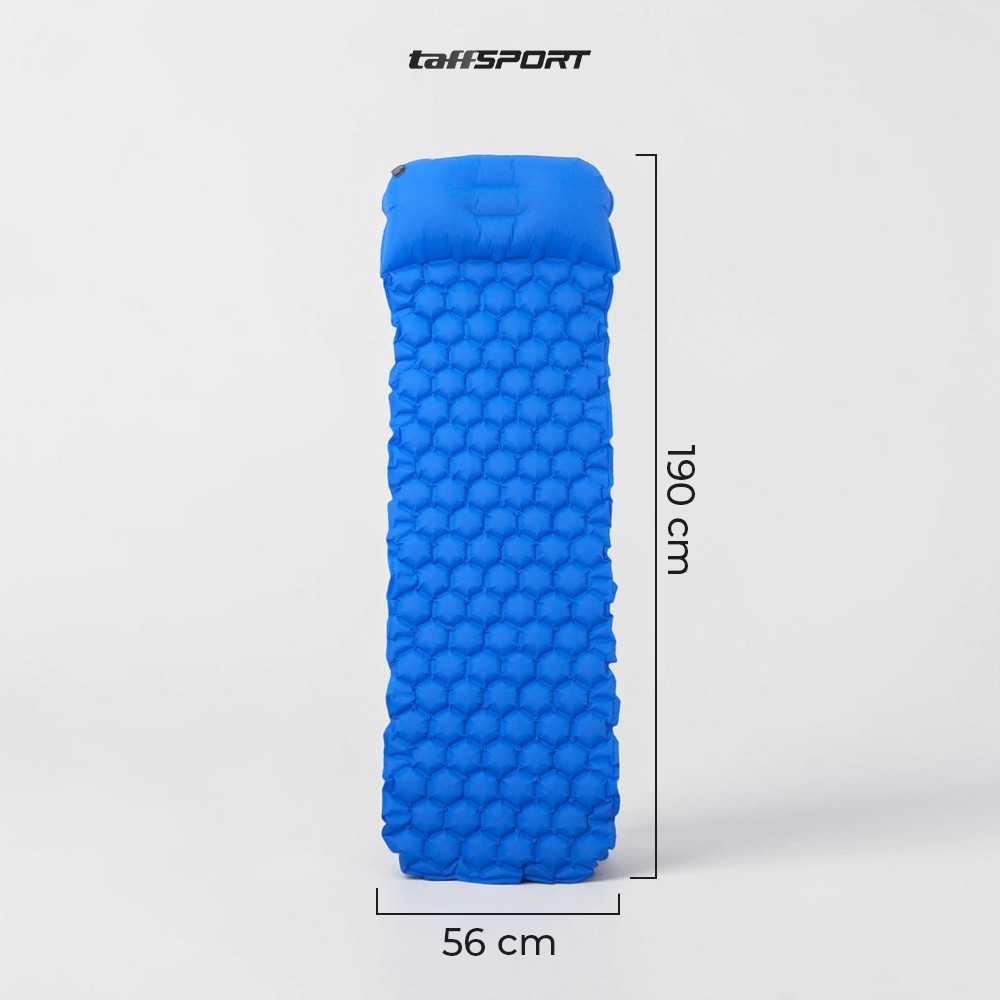 Gambar produk TaffSPORT Kasur Matras Angin Manual Sleeping Pad Waterproof Single - SB-10 - 8