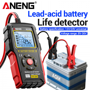 ANENG Tester Aki Mobil Digital CCA Alternator Diagnostic 12V/24V - BT175