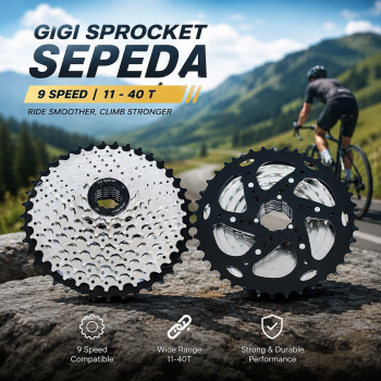 VG Sports Gigi Sprocket Sepeda Round Ultralight 9 Speed 11-40T - VG72