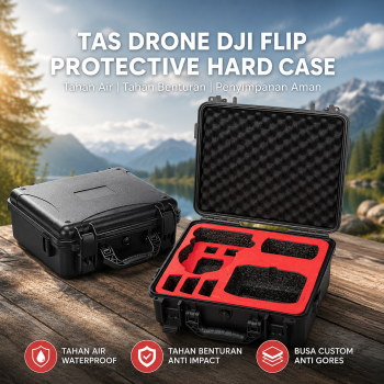 UAVACCES Tas Drone DJI Flip Protective Hard Case Waterproof - UV33