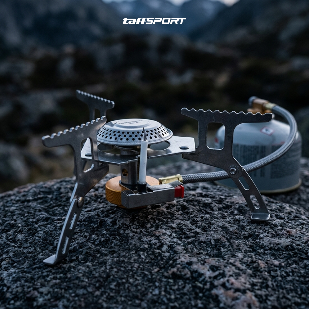 Gambar produk TaffSPORT Kompor Gas Portable Lipat Ultralight Camping Stove Outdoor - WSS-201 - 7