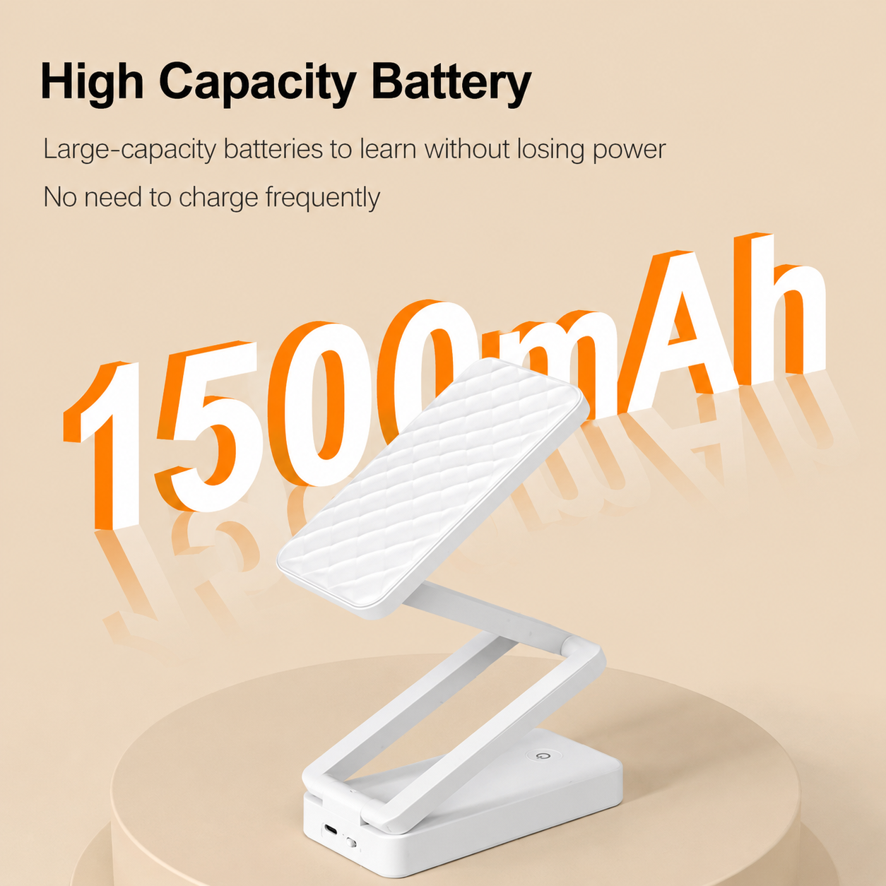 GGBE Lampu Meja Belajar Lipat LED Recharge 3 Color 10W 1500mAh - A24 Gambar produk GGBE Lampu Meja Belajar Lipat LED Recharge 3 Color 10W 1500mAh - A24 - 1