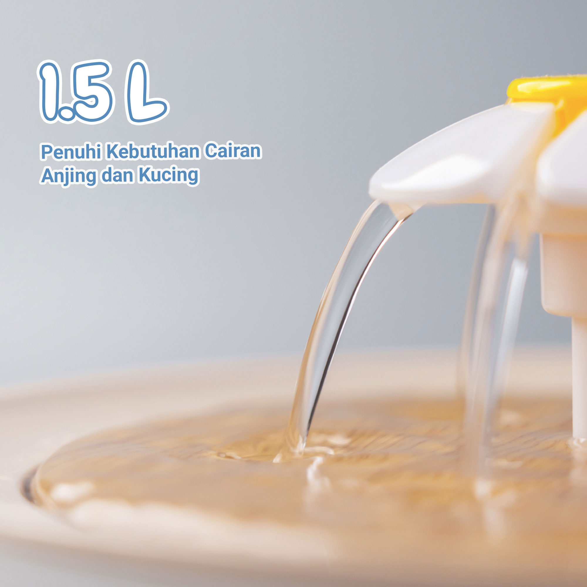 Gambar produk FEIDASH Tempat Minum Anjing Kucing Fountain Dispenser 2L - G3370 - 2