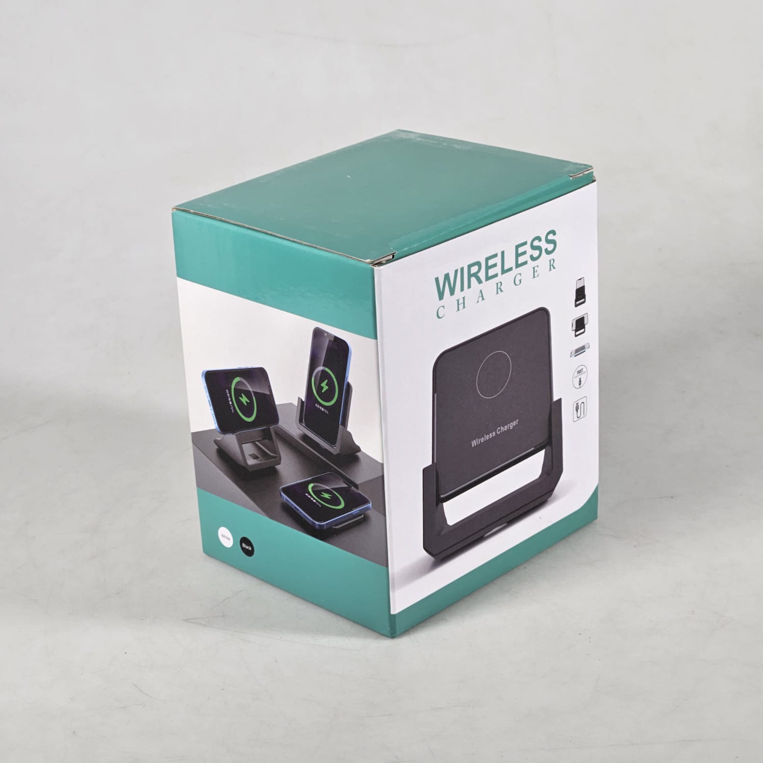 Gambar produk VIKE 3in1 Magnetic Wireless Charger Stand Holder Fast Charging 15 W - WLX-X10 - Kemasan