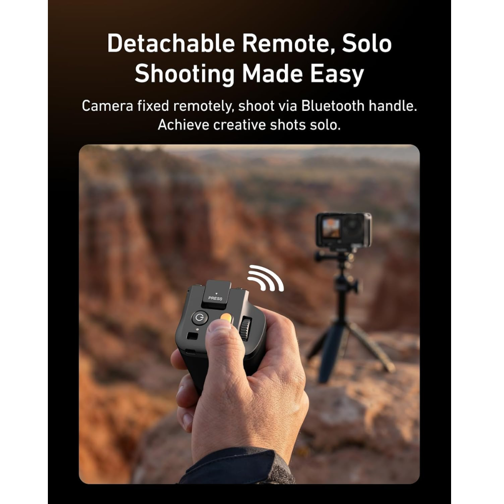 TELESIN Handle Grip Action Camera DJI Osmo Action 6 Street Photography - S6-FMS-39-TDJ Gambar produk TELESIN Handle Grip Action Camera DJI Osmo Action 6 Street Photography - S6-FMS-39-TDJ - 3