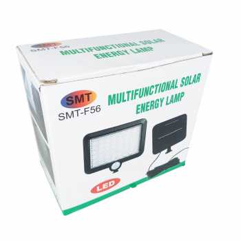 Gambar produk SMT Lampu Dinding LED Solar Sensor PIR Waterproof 3 Mode COB - SMT-F56 - Kemasan