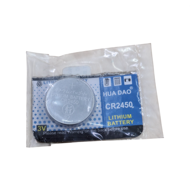 HUA DAO Baterai Kancing CR2450 DL2450 ECR2450 3V Lithium 1 PCS Gambar produk HUA DAO Baterai Kancing CR2450 DL2450 ECR2450 3V Lithium 1 PCS - Kemasan
