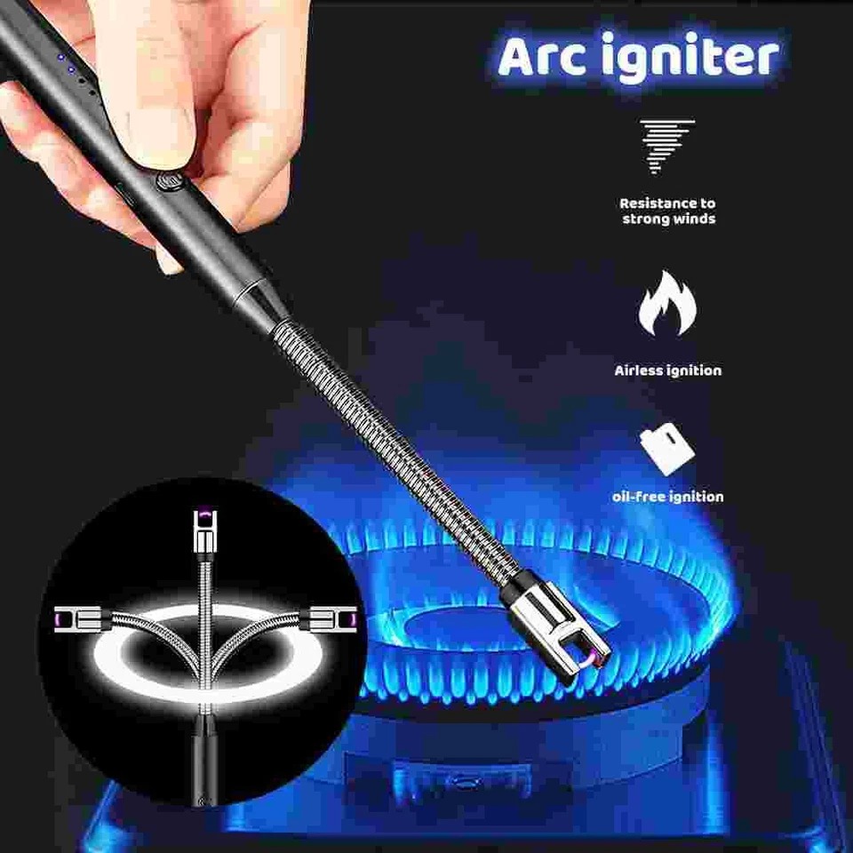 Firetric Korek Api Elektrik USB Windproof Arc Cigar Lighter - JL891-2 Gambar produk Firetric Korek Api Elektrik USB Windproof Arc Cigar Lighter - JL891-2 - 5