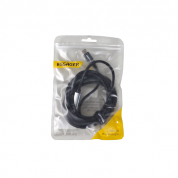 Gambar produk ESSAGER Kabel Charger USB Type C to Type C Fast Charging PD3.1 5A 240W gray - EXCTT3-HC0G-P - Kemasan