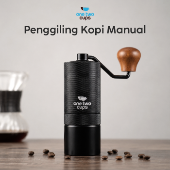 One Two Cups Alat Penggiling Kopi Manual 7 Angle Grinding Coffee CNC - 8058