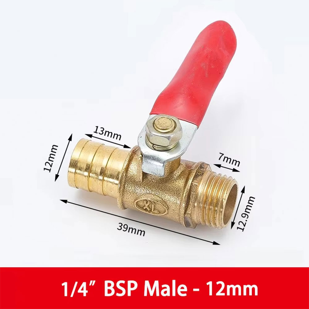 MAX Ball Valve Kuningan Stop Kran Air Nepel Selang Pagoda Brass Iron Male 12mm - DN8 Gambar produk MAX Ball Valve Kuningan Stop Kran Air Nepel Selang Pagoda Brass Iron Male 12mm - DN8 - Kemasan