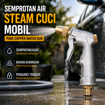 Gambar produk Carzkool Semprotan Air Steam Cuci Mobil Pure Copper Water Gun - CZ207