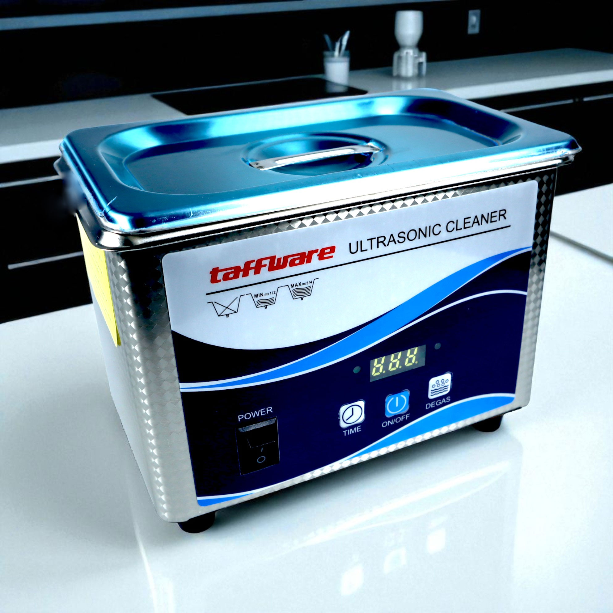 Gambar produk Taffware Mesin Pembersih Perhiasan Ultrasonic Cleaner 35W 800ml - GA008 - 1