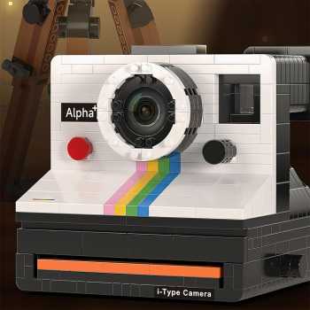Gambar produk RAZUS Mainan Balok Susun Vintage Retro Camera Polaroid Bricks Blok - XL6601 - 4