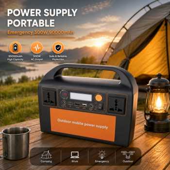 FLH Power Supply Portable Outdoor Emergency Charging 300W 90000mAh - FLH-300