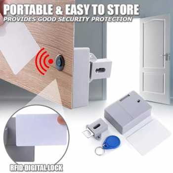 Gambar produk TaffHOME Security Kunci Lemari Sensor RFID Keyless Cabinet Door Lock - SCRFID