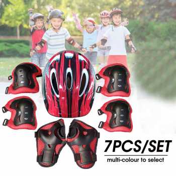 Gambar produk TaffSPORT Paket Helm Deker Anak 7in1 Protective Gear Sport Activity - K25