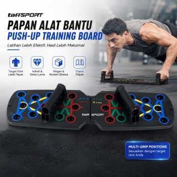 TaffSPORT Papan Alat Bantu Push-Up Training Board Portable - A603