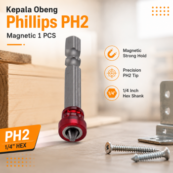 Mayitr Kepala Obeng Magnetic Screwdrivers Hex Shank 1 PCS - BI383