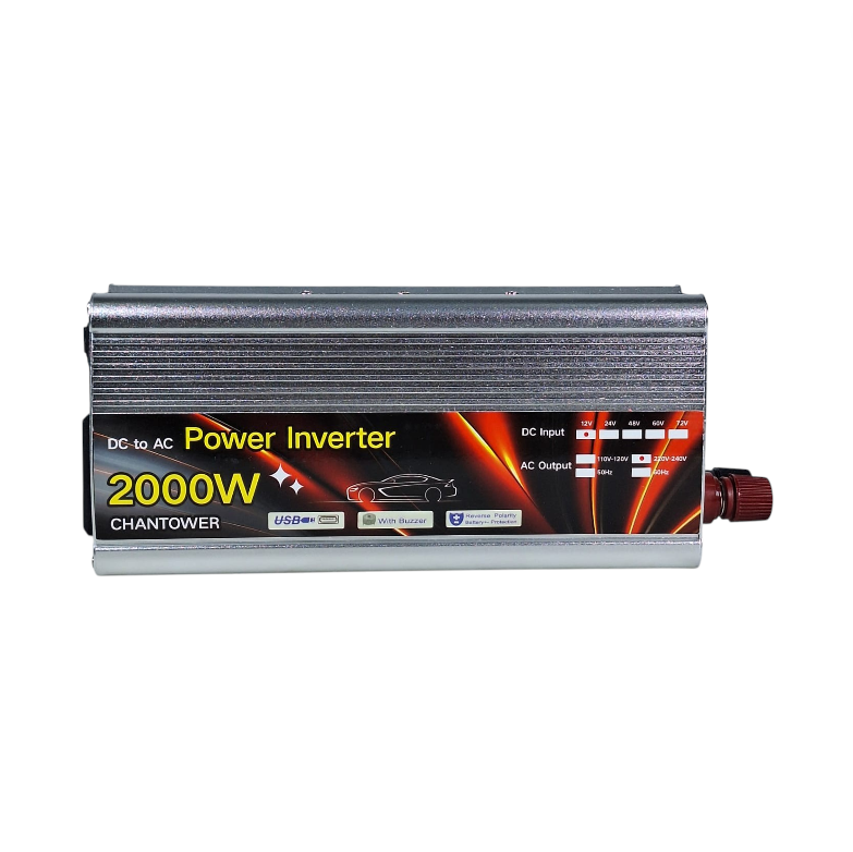 CHANTOWER Power Inverter Mobil Modified Sine Wave DC 12V AC 220V 2000W - SAA-2000A Gambar produk CHANTOWER Power Inverter Mobil Modified Sine Wave DC 12V AC 220V 2000W - SAA-2000A - 1