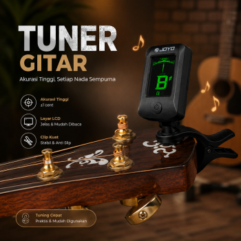 JOYO Tuner Gitar Digital Chromatic LCD Display - JT-06
