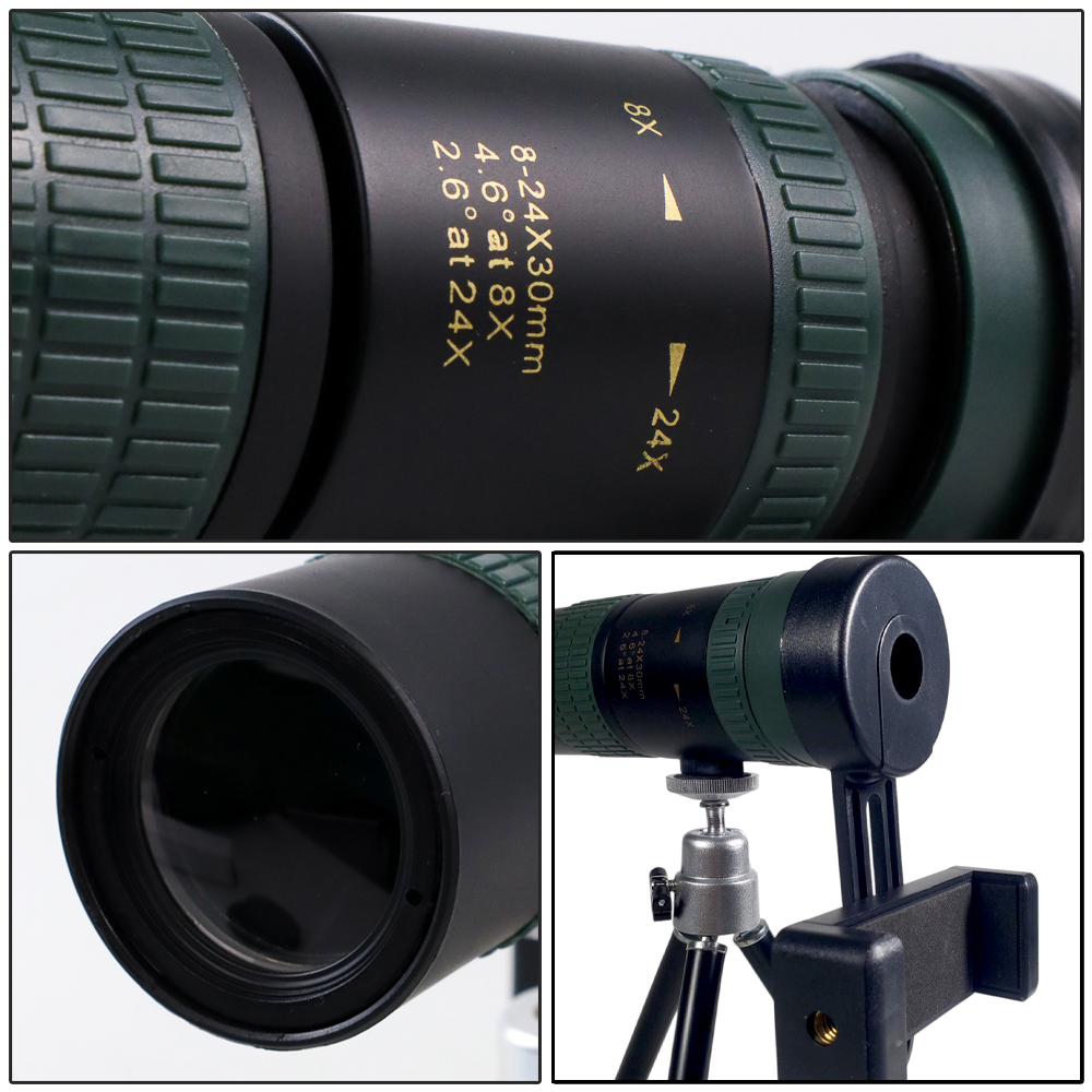APEXEL Lensa Kamera Smartphone Telephoto Zoom HD 8-24X30 Monocular - APL-8-24X30 Gambar produk APEXEL Lensa Kamera Smartphone Telephoto Zoom HD 8-24X30 Monocular - APL-8-24X30 - 2