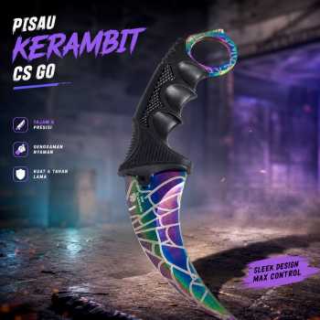 KNIFEZER Pisau Kerambit CS GO Collector Knife Blade Stainless Steel - H10