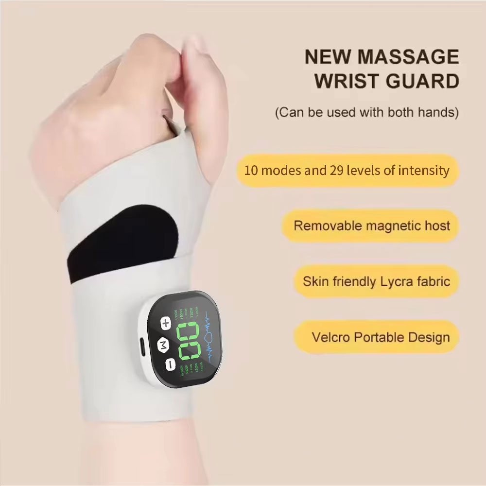 Te EMS Alat Terapi Tangan Elektrik Wrist Massager 29 Level 10 Mode - CH-1010 Gambar produk Te EMS Alat Terapi Tangan Elektrik Wrist Massager 29 Level 10 Mode - CH-1010 - Kemasan