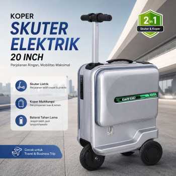 TaffGO Koper Skuter Elektrik Kabin Ride-on Suitcase Luggage 20 Inch - SE60