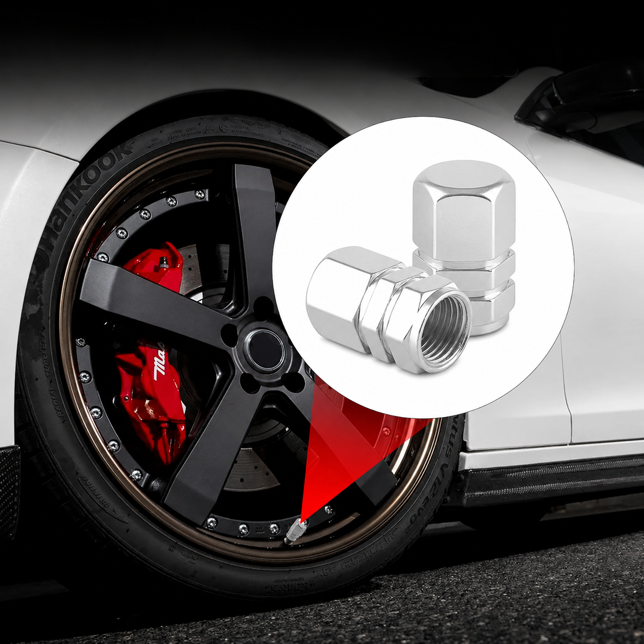 AQTQ Tutup Pentil Ban Mobil Motor Hex Valve Cap Aluminium 4 PCS - AQ-4 Gambar produk AQTQ Tutup Pentil Ban Mobil Motor Hex Valve Cap Aluminium 4 PCS - AQ-4 - 1