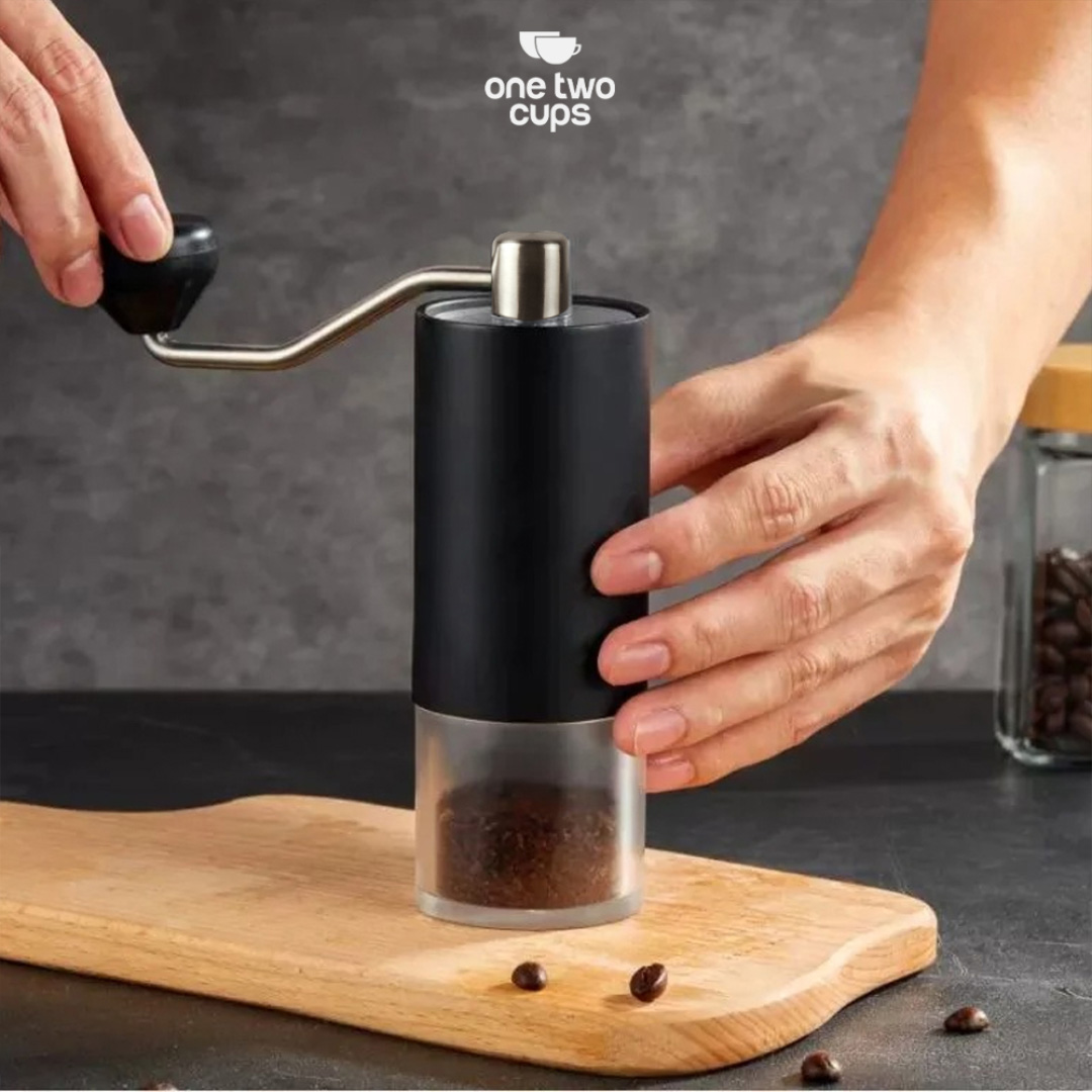 One Two Cups Alat Penggiling Kopi Manual Coffee Grinder Adjustable - BN50 Gambar produk One Two Cups Alat Penggiling Kopi Manual Coffee Grinder Adjustable - BN50 - 7