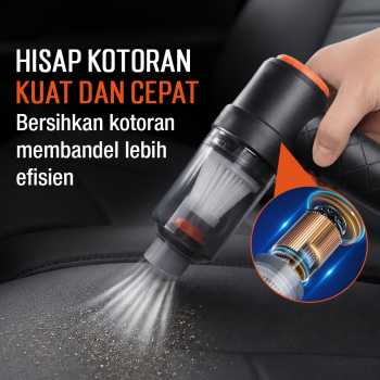 Gambar produk MOJOYCE Vacuum Cleaner Portable Cordless Penyedot Debu 6000Pa 1200mAh - YT-M2037 - 1