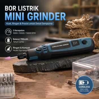 CMG Bor Listrik Mini Grinder Polishing USB 3 Speed 15000 RPM 3.7V - TY-CM01