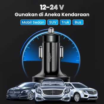 Gambar produk OTOHEROES Car Charger Mobil Fast Charging PD QC 3.0 USB Type C A 24W - C9 - 6