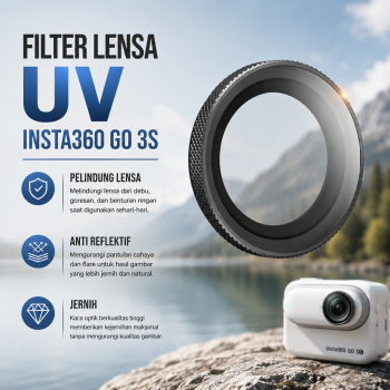 Gambar produk ELCONTALL Filter Lensa Kamera UV for Action Cam Insta360 Go 3S - 7450