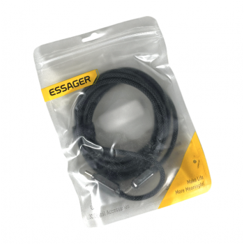 Gambar produk ESSAGER Kabel Data Type C to Type C Fast Charging PD QC 3.1 5A 100W 2M - ES-X81 - Kemasan