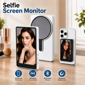 Gambar produk ILEPO Layar Selfie Screen Monitor Magnetic Magsafe Recorder 4.02 Inch - X5 - Utama