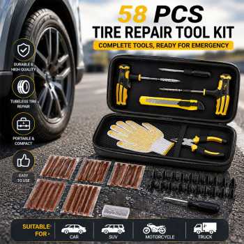 UR Peralatan Tambal Ban Mobil Sepeda Motor Tubeless Tire Repair - CZK-45