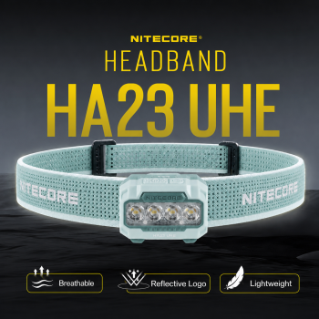 NITECORE HA23 UHE Headband Reflective Breathable Lightweight